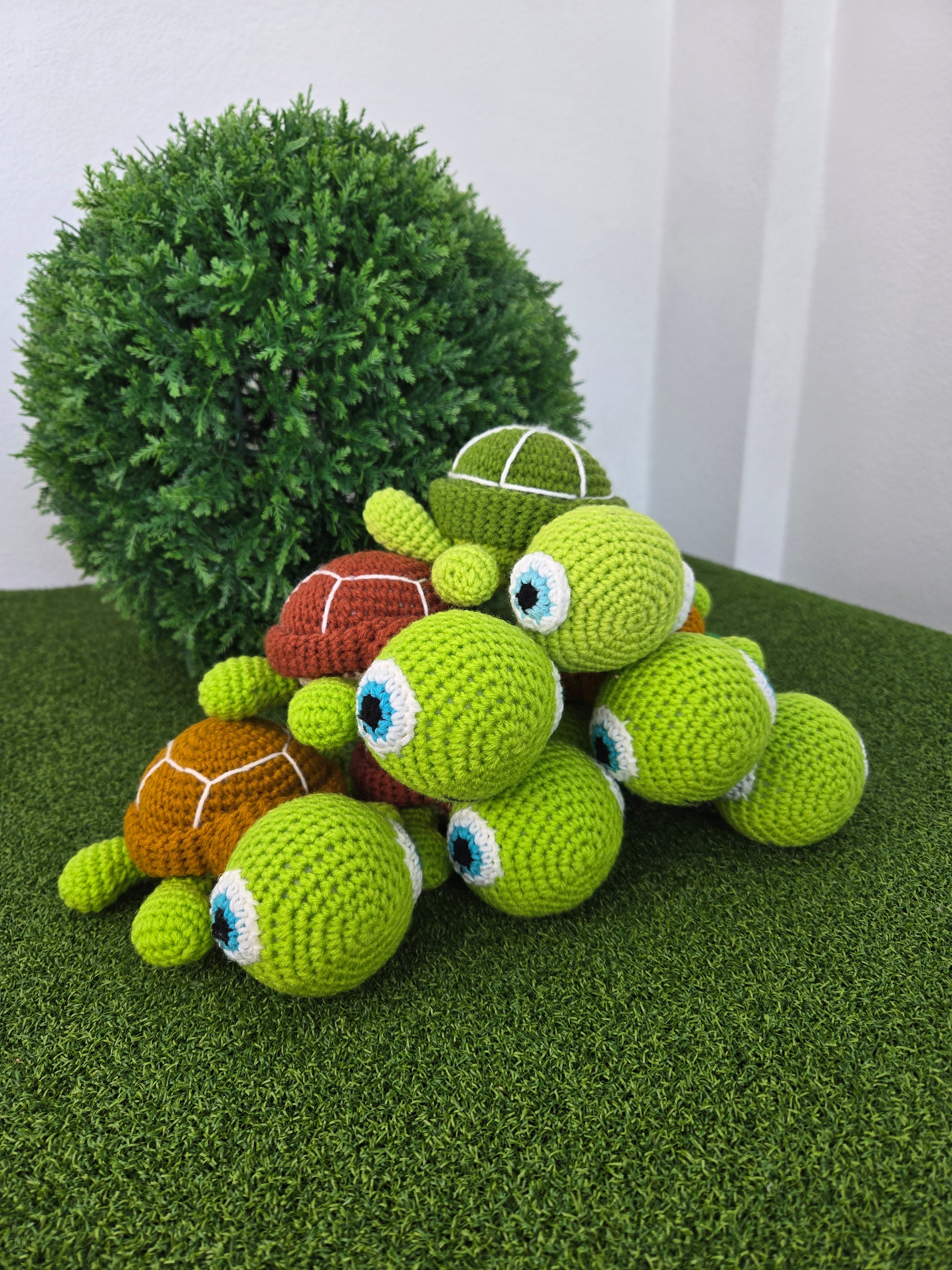 Handmade Crochet Turtle Plush Toy