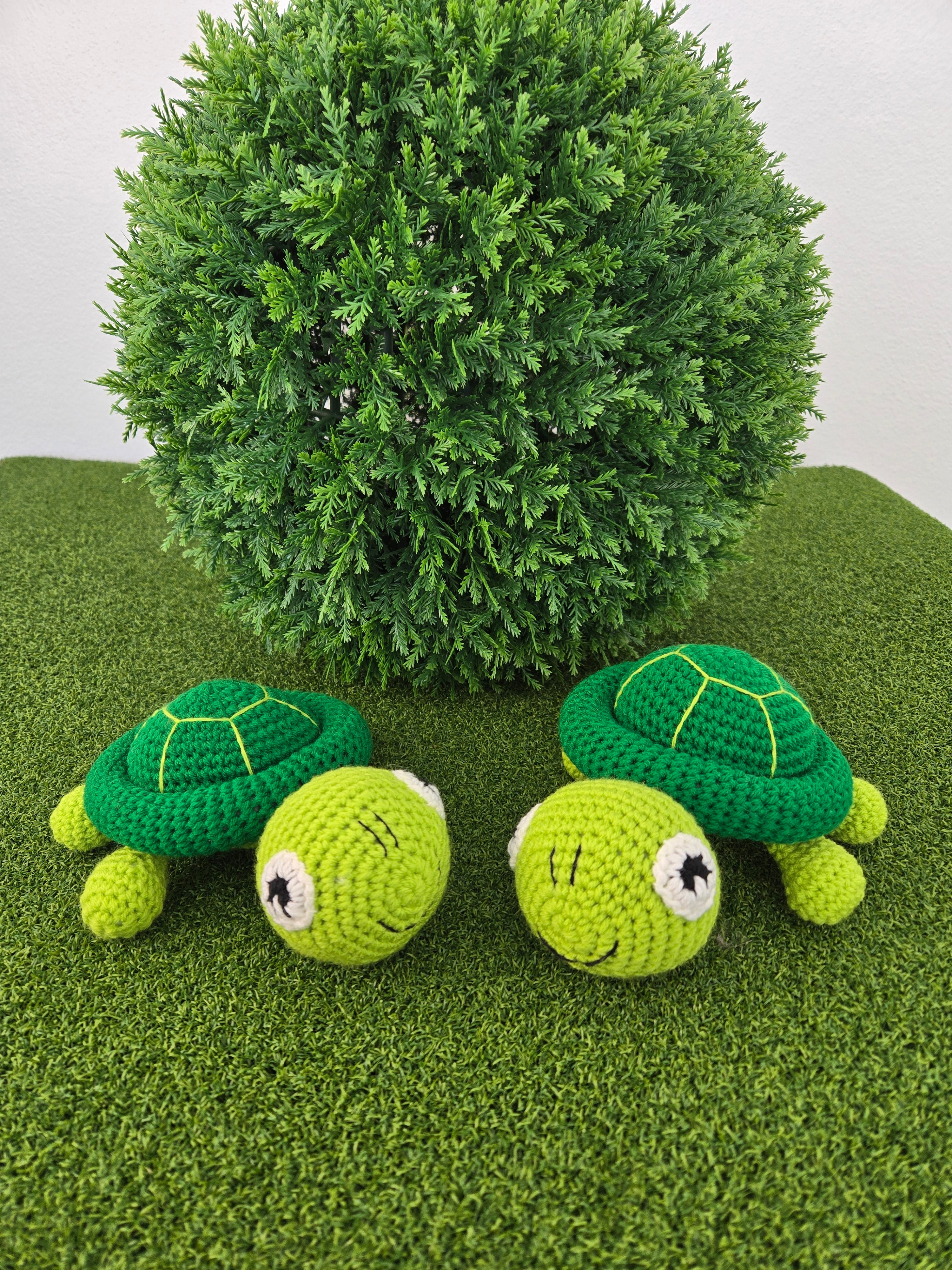 Handmade Crochet Turtle Plush Toy
