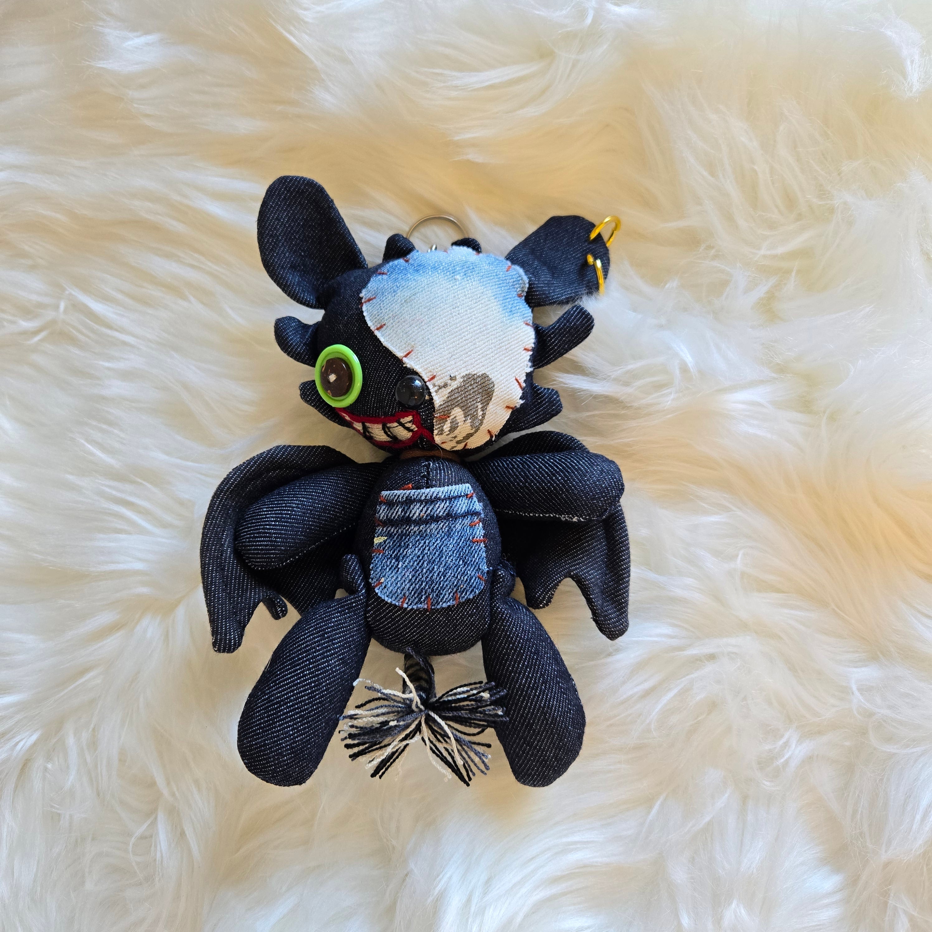 Denim Keychain