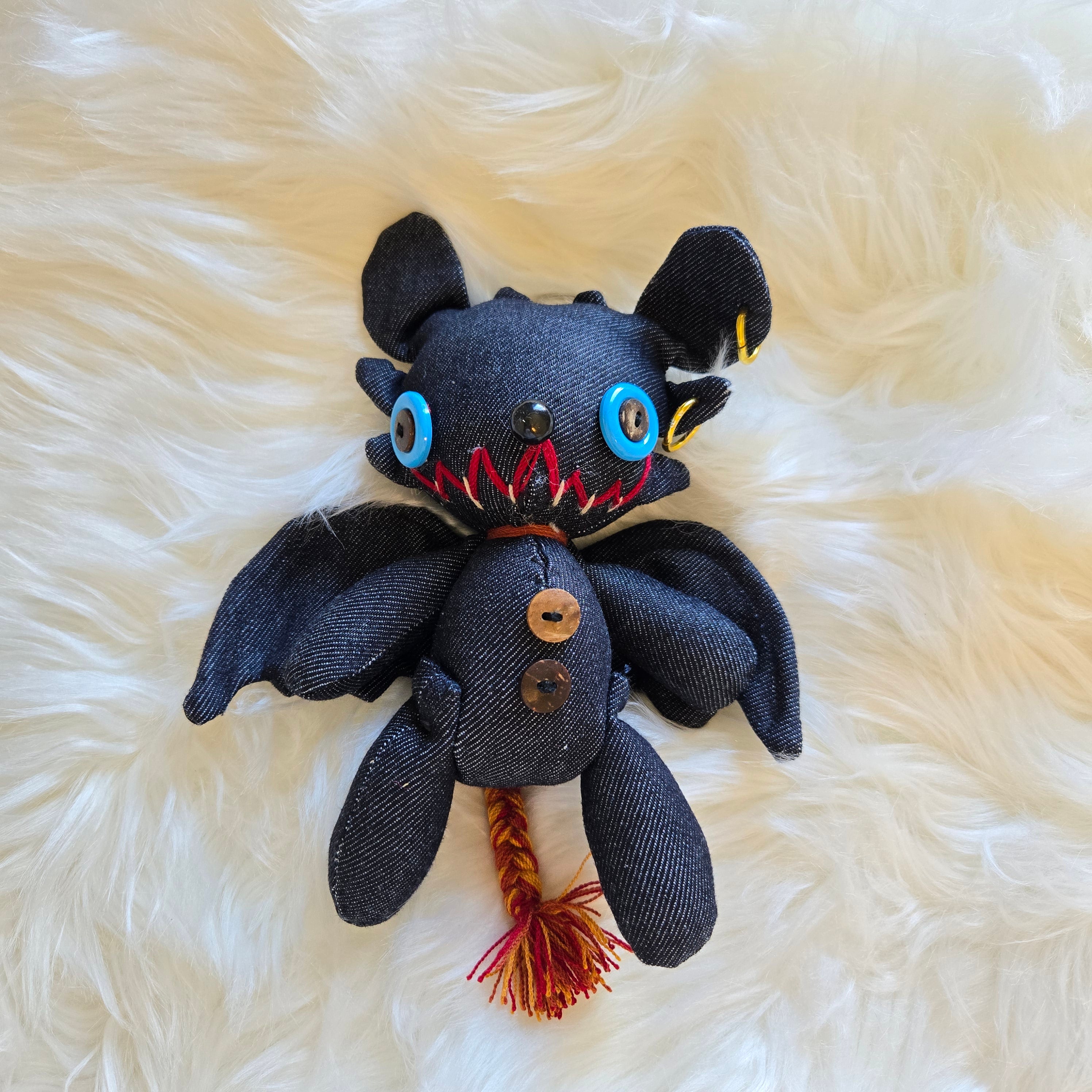 Denim Keychain