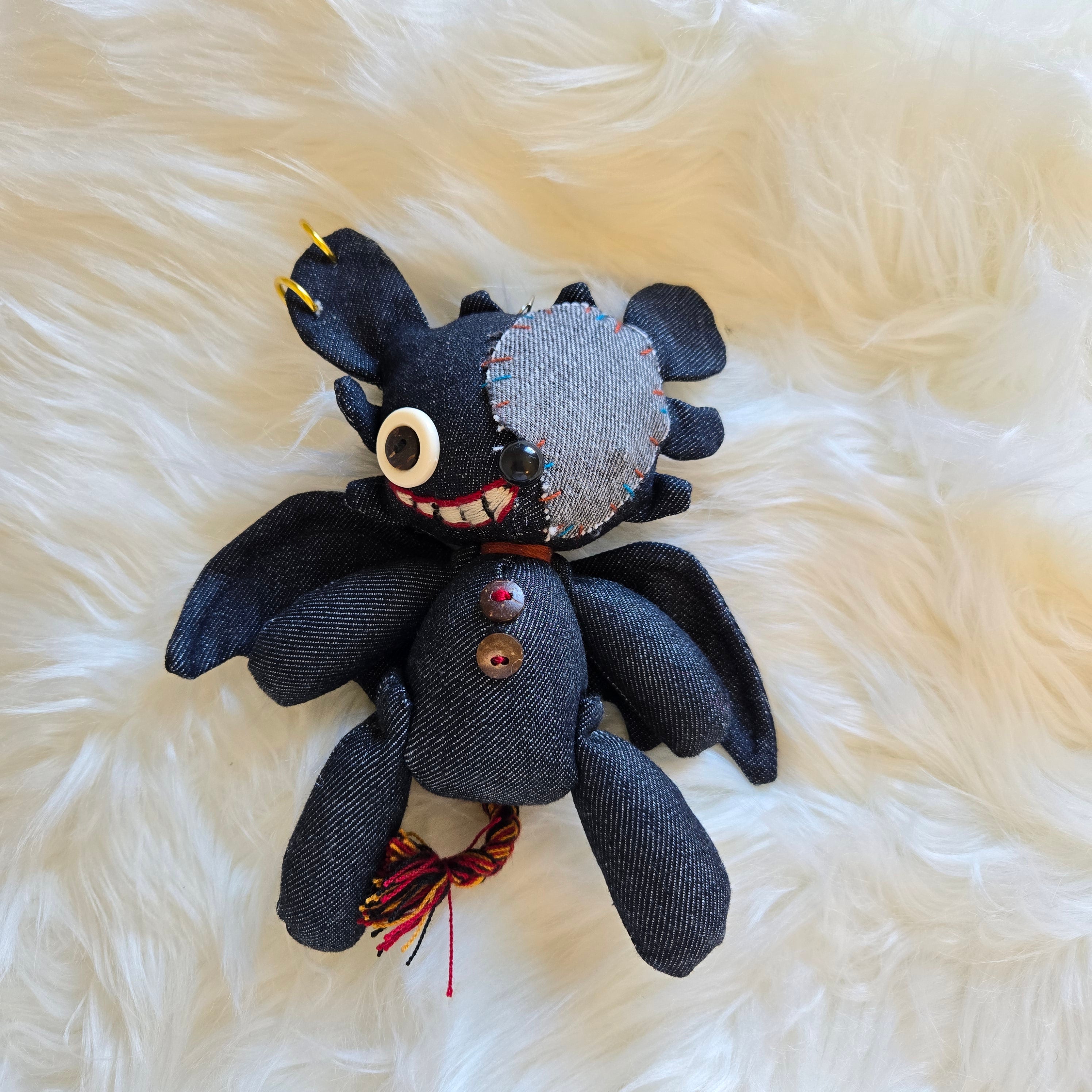 Denim Keychain