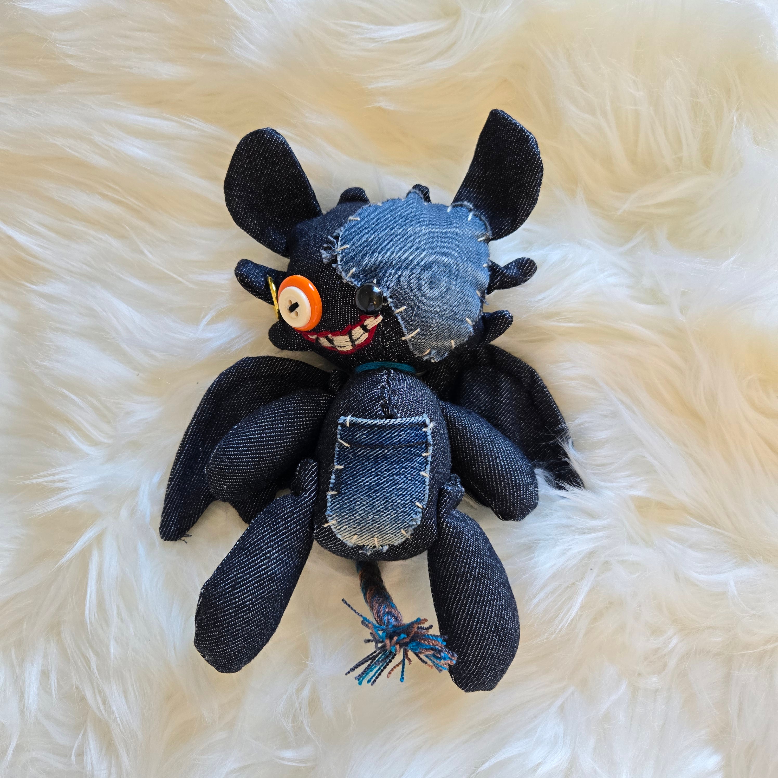 Denim Keychain