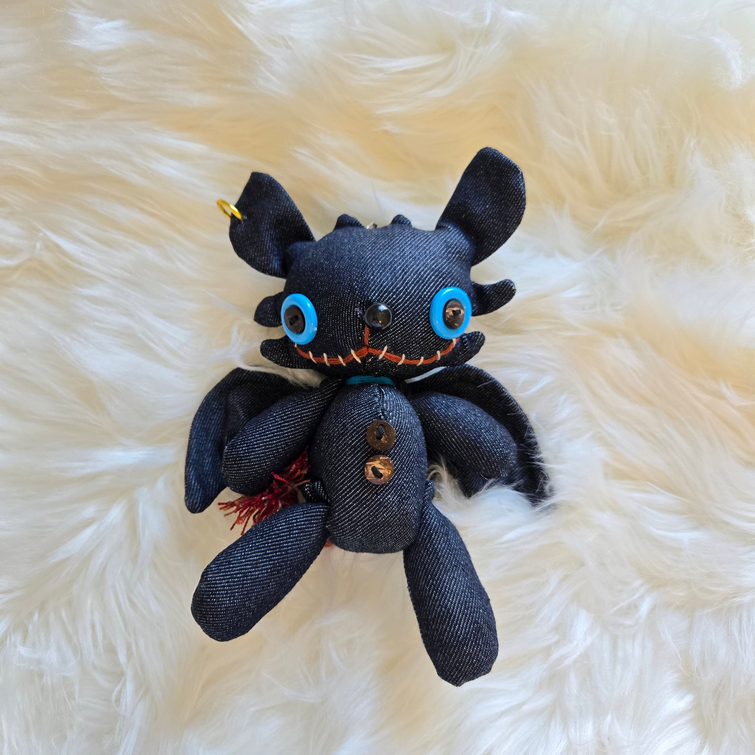 Denim Keychain