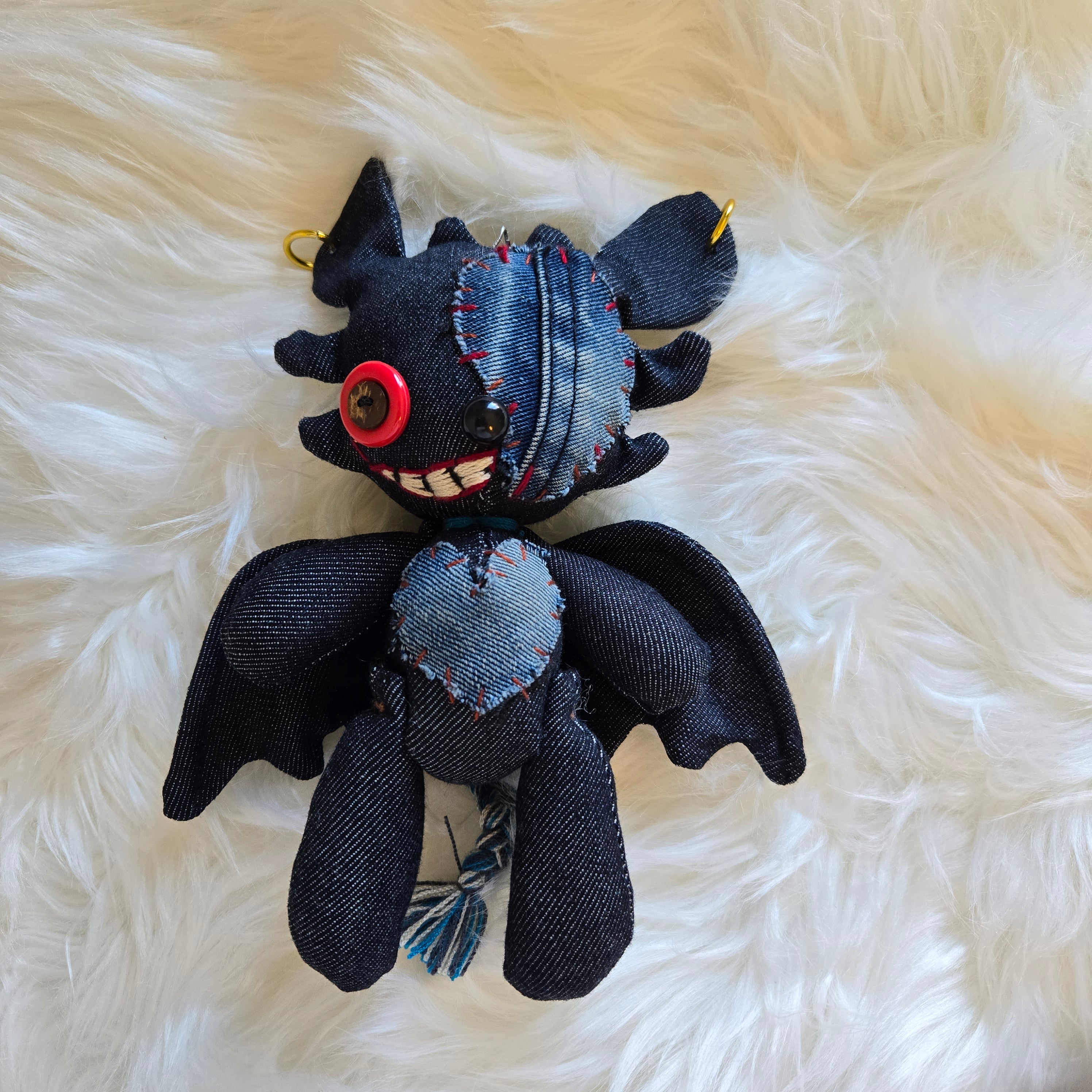 Denim Keychain