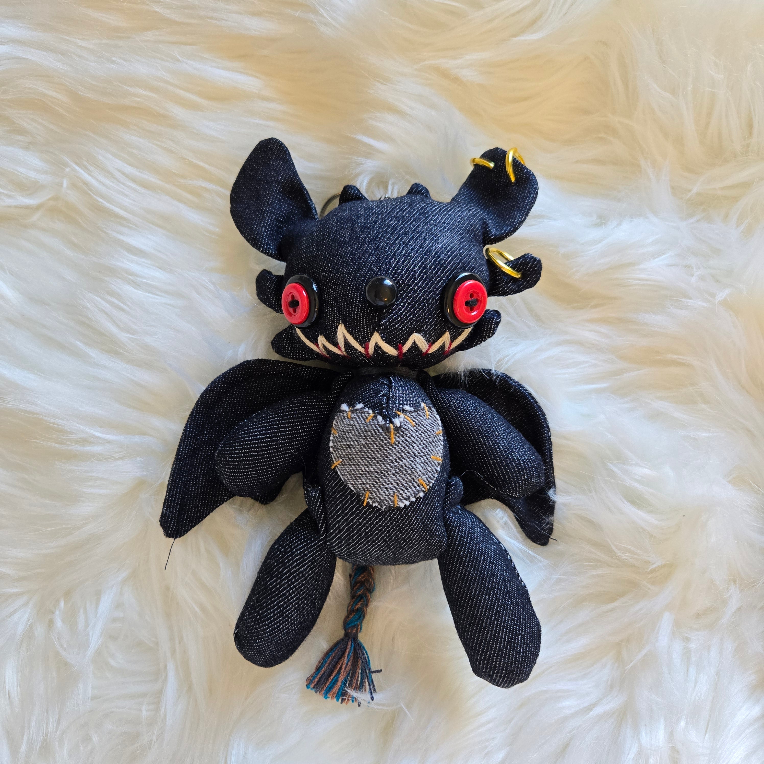 Denim Keychain