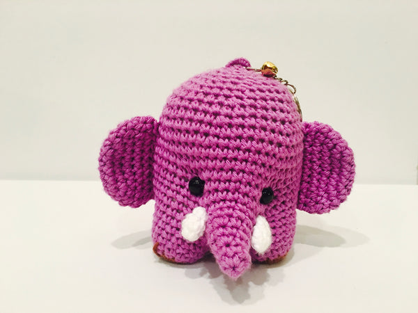 Crochet Dolls - Elephant's Keychain