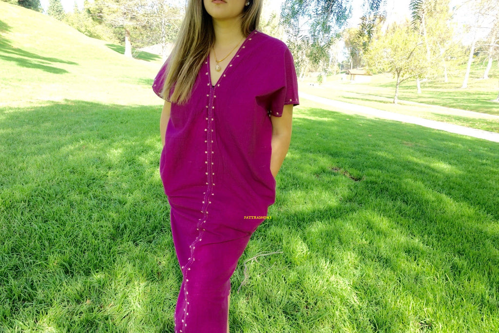 Embroidered Maxi Dress