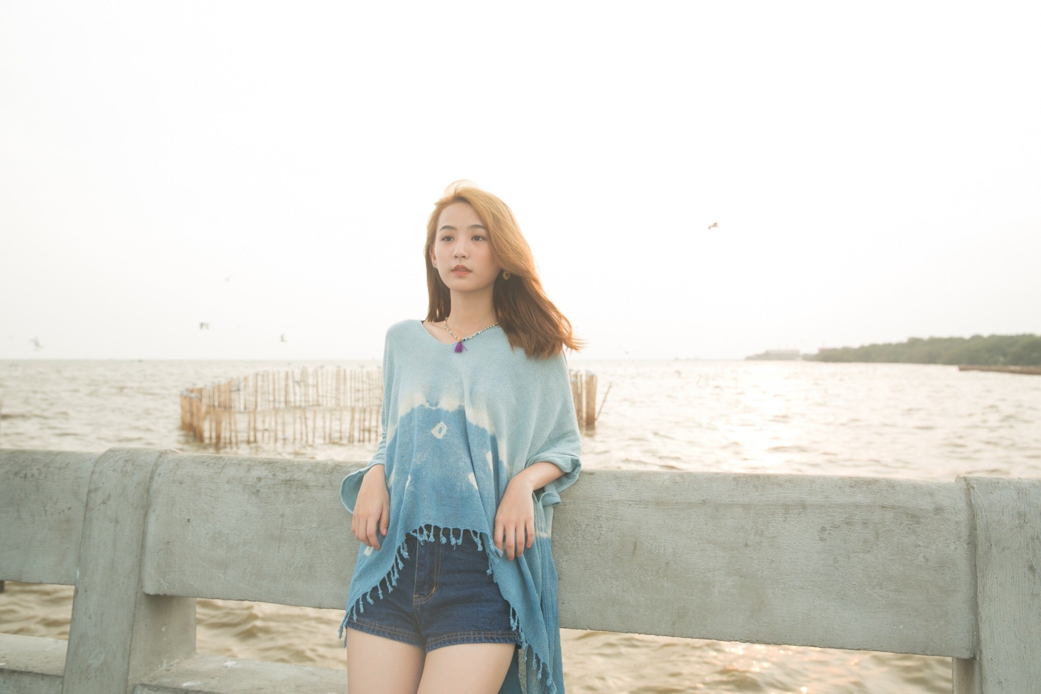Indigo High-Low Top
